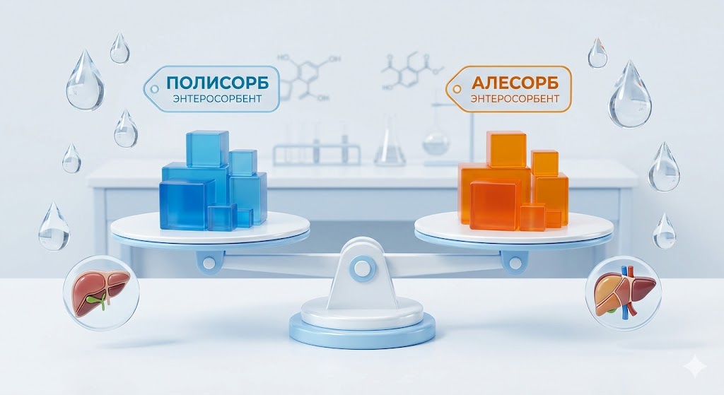 полисорб или алесорб: как выбрать
